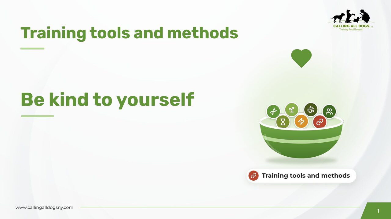 Slide: be kind to yourself